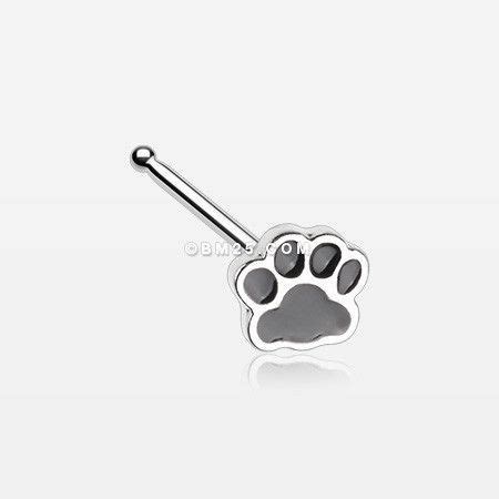 Purrfectly Cute: Paw Print Nose Ring for Feline Lovers